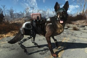 Моддер перенес кибернетического пса из New Vegas в Fallout 4